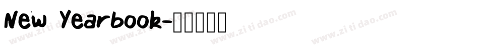New Yearbook字体转换